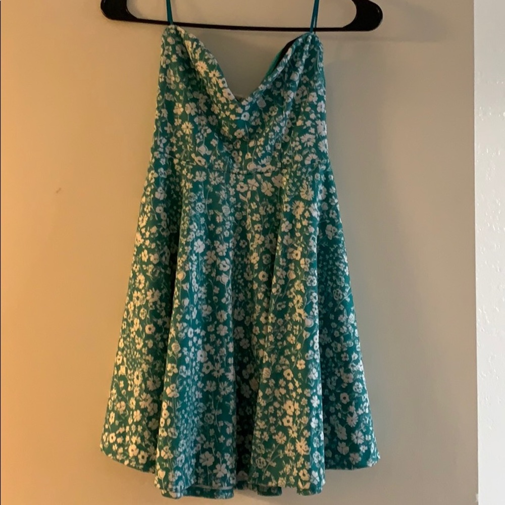 Pins & Needles Strapless Skater Dress